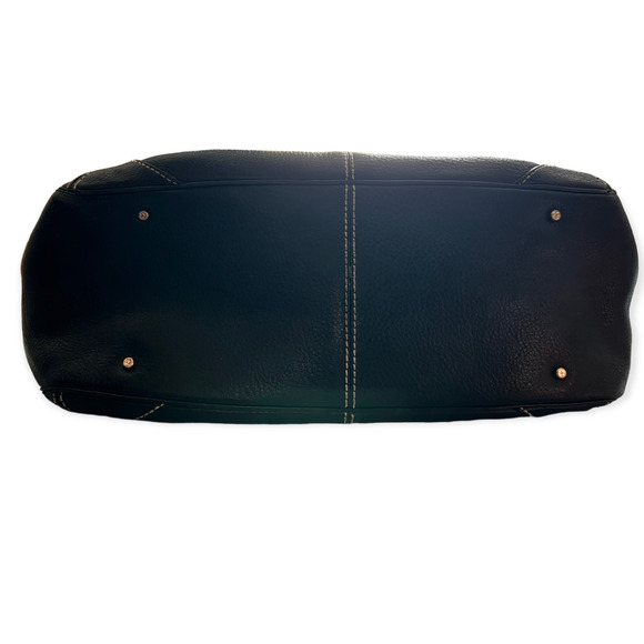 Kate Spade New York Black Pebbled Multi-Strand Handle Leather Shoulder Bag, Tote - Picture 5 of 12